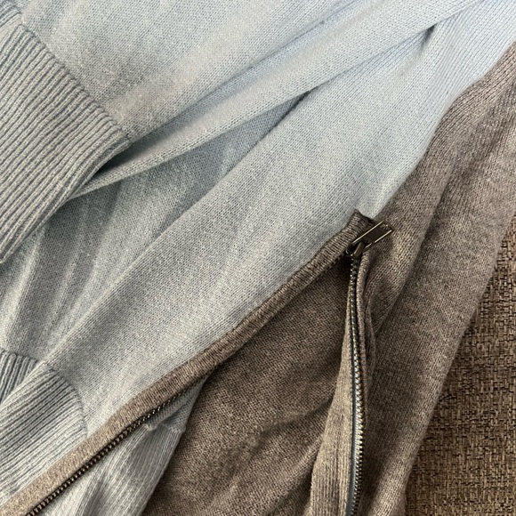 Banana Republic Side Zip Color-block Sweater - Picture 4 of 4